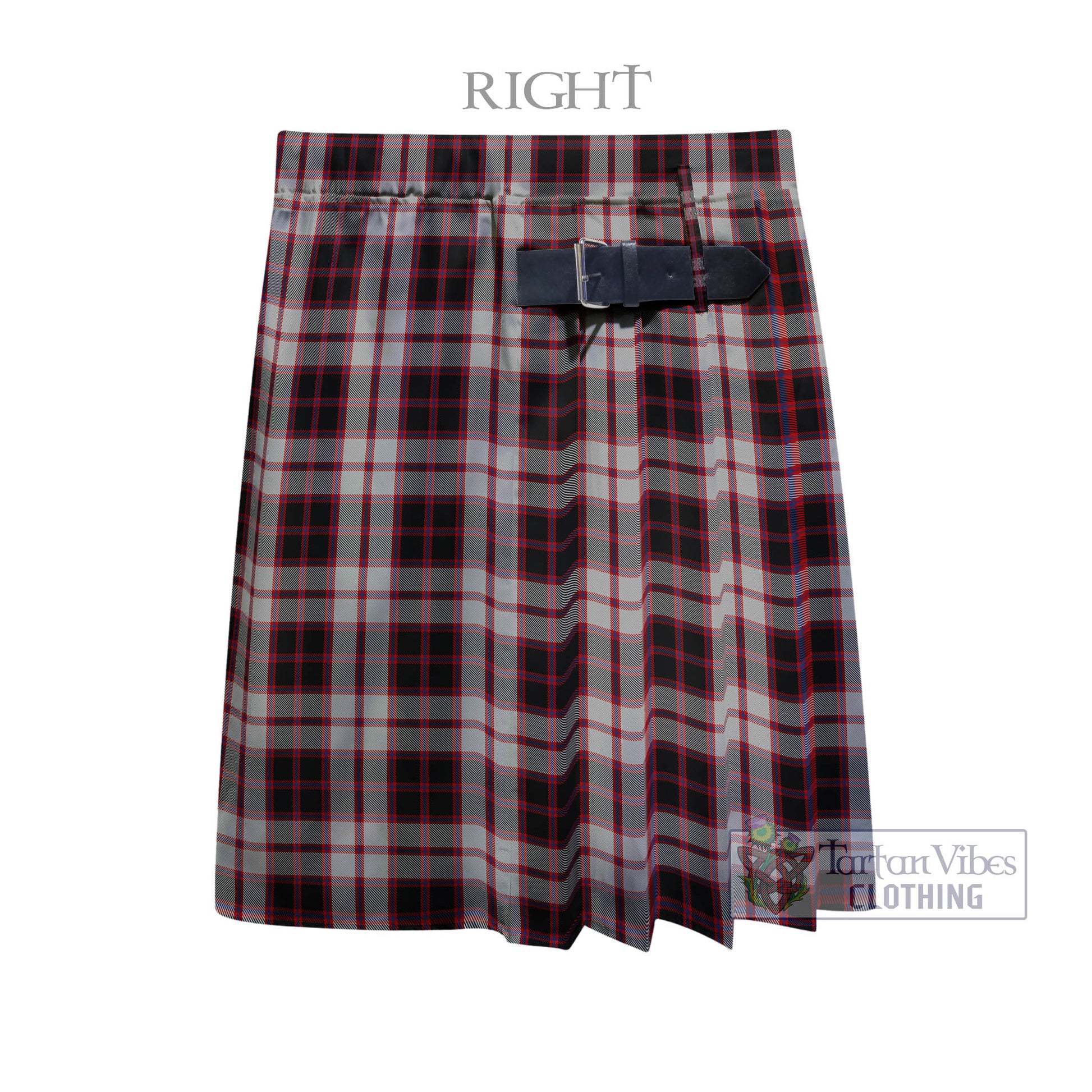 Tartan Vibes Clothing MacPherson Tartan Men's Pleated Skirt - Fashion Casual Retro Scottish Style