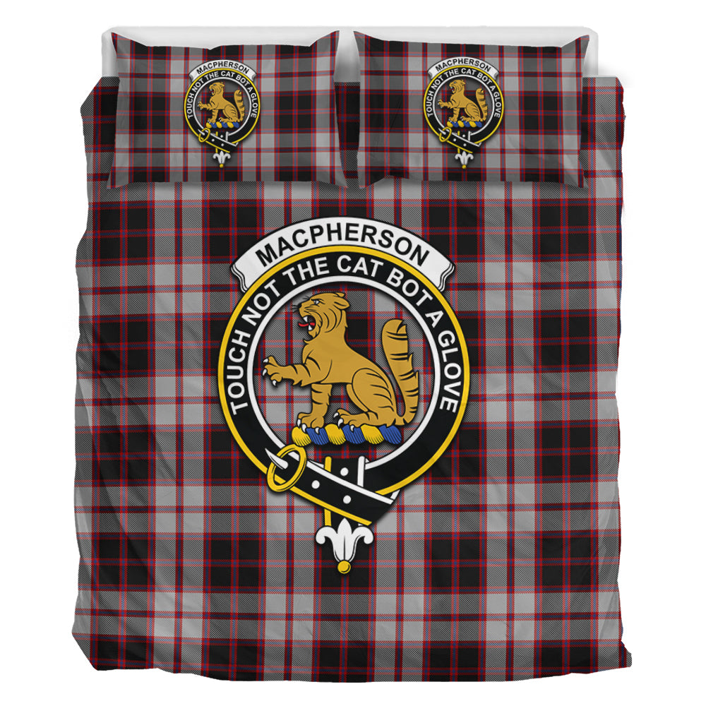 MacPherson (McPherson) Tartan Bedding Set with Family Crest - Tartan Vibes Clothing