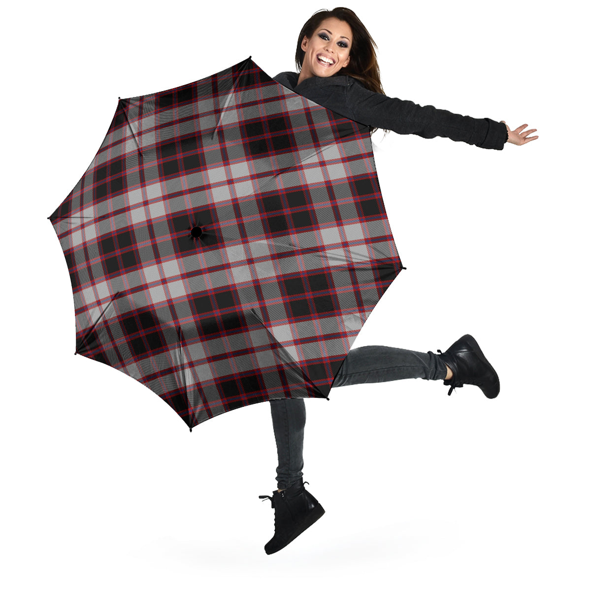 MacPherson Tartan Umbrella - Tartanvibesclothing