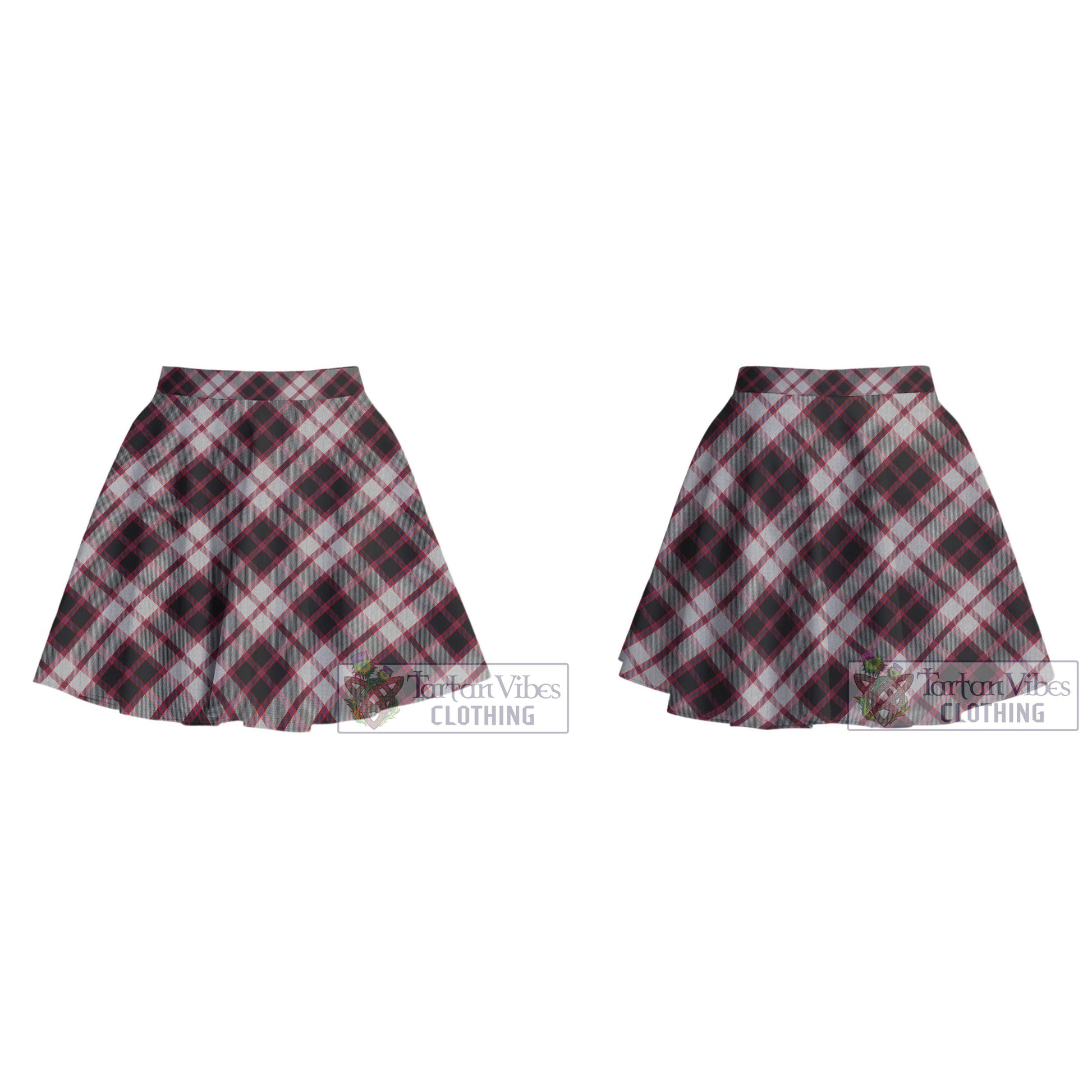 Tartan Vibes Clothing MacPherson Tartan Women's Plated Mini Skirt