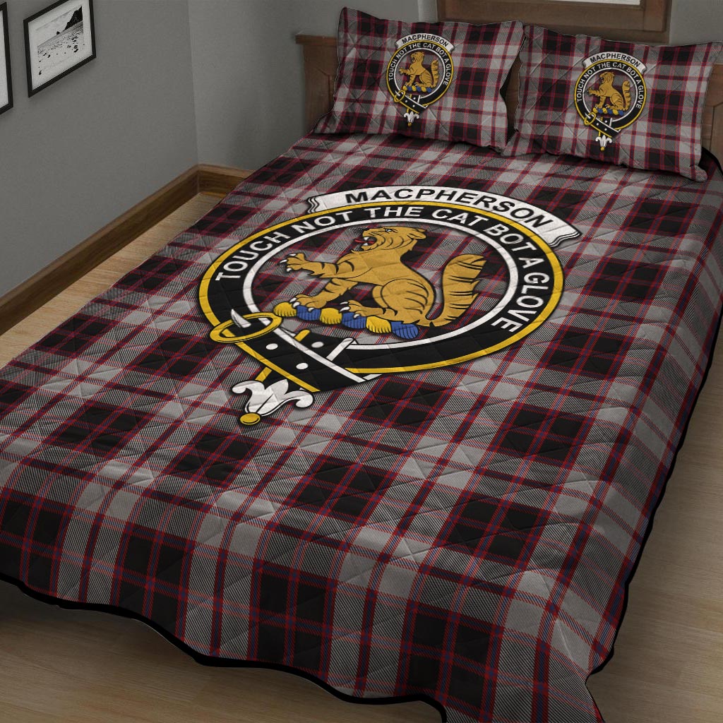 MacPherson (McPherson) Tartan Quilt Bed Set with Family Crest - Tartan Vibes Clothing