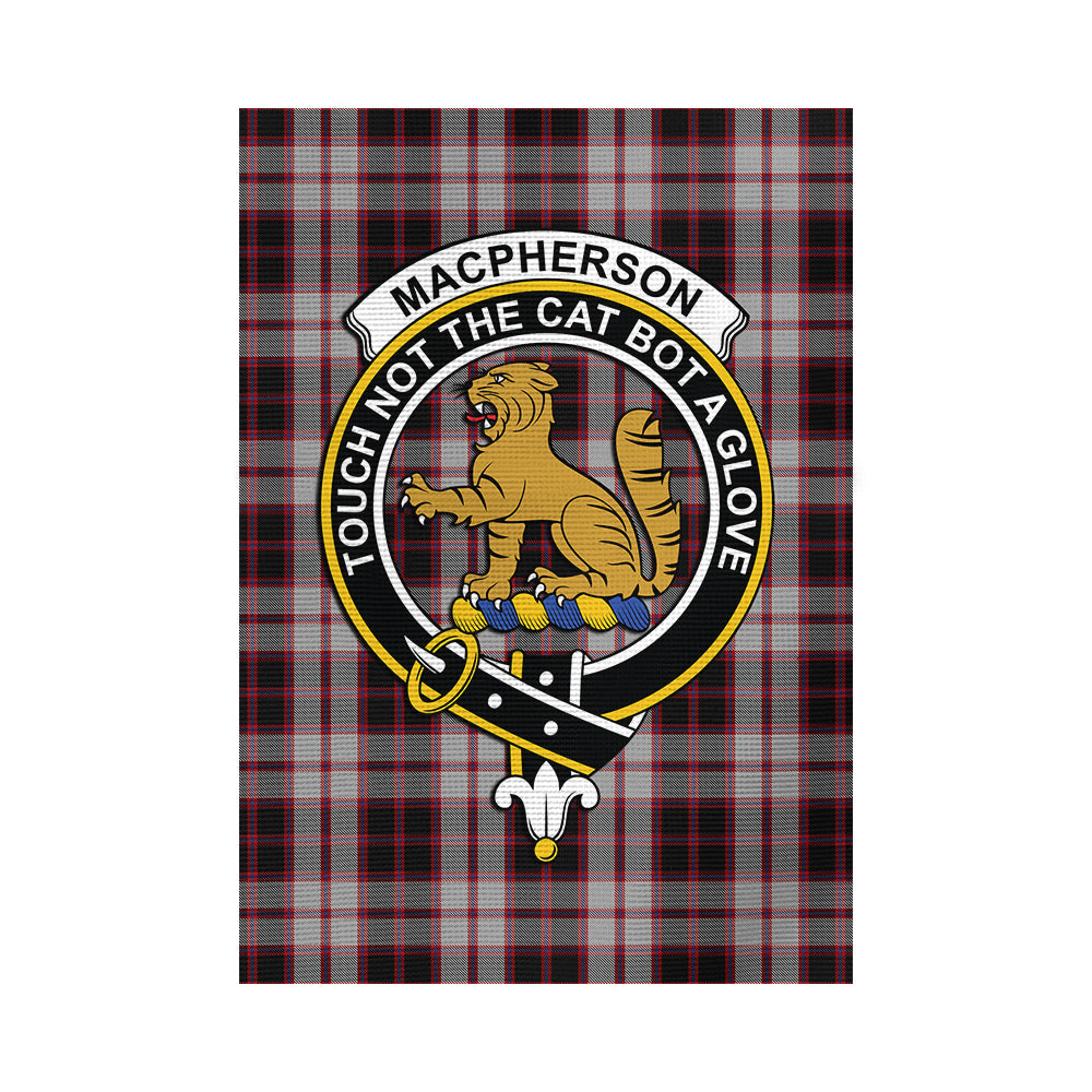 MacPherson (McPherson) Tartan Flag with Family Crest - Tartan Vibes Clothing