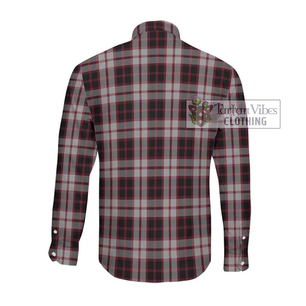 MacPherson (McPherson) Tartan Long Sleeve Button Shirt with Family Crest DNA In Me Style - Tartanvibesclothing Shop