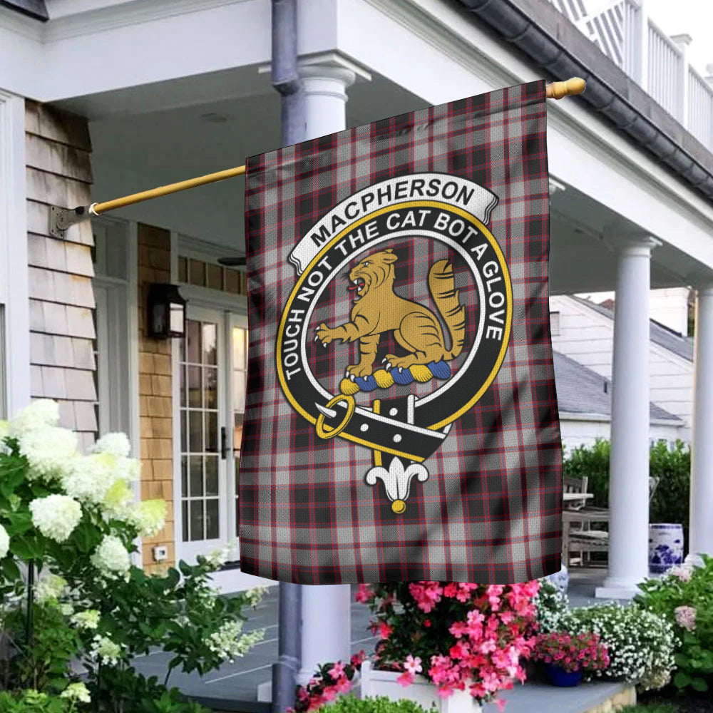 MacPherson (McPherson) Tartan Flag with Family Crest - Tartan Vibes Clothing