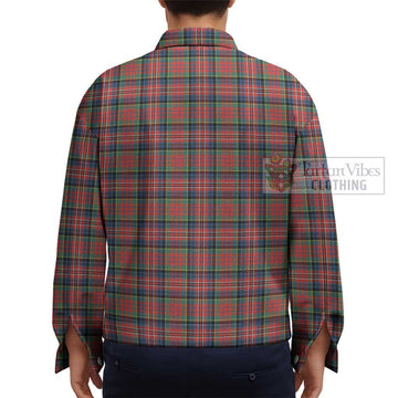 MacPherson Ancient Tartan Unisex Lapel Cotton Jacket