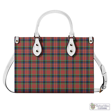 MacPherson Ancient Tartan Luxury Leather Handbags