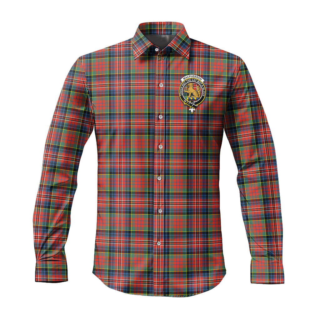 macpherson-ancient-tartan-long-sleeve-button-up-shirt-with-family-crest