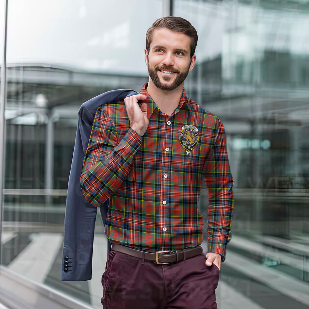 macpherson-ancient-tartan-long-sleeve-button-up-shirt-with-family-crest