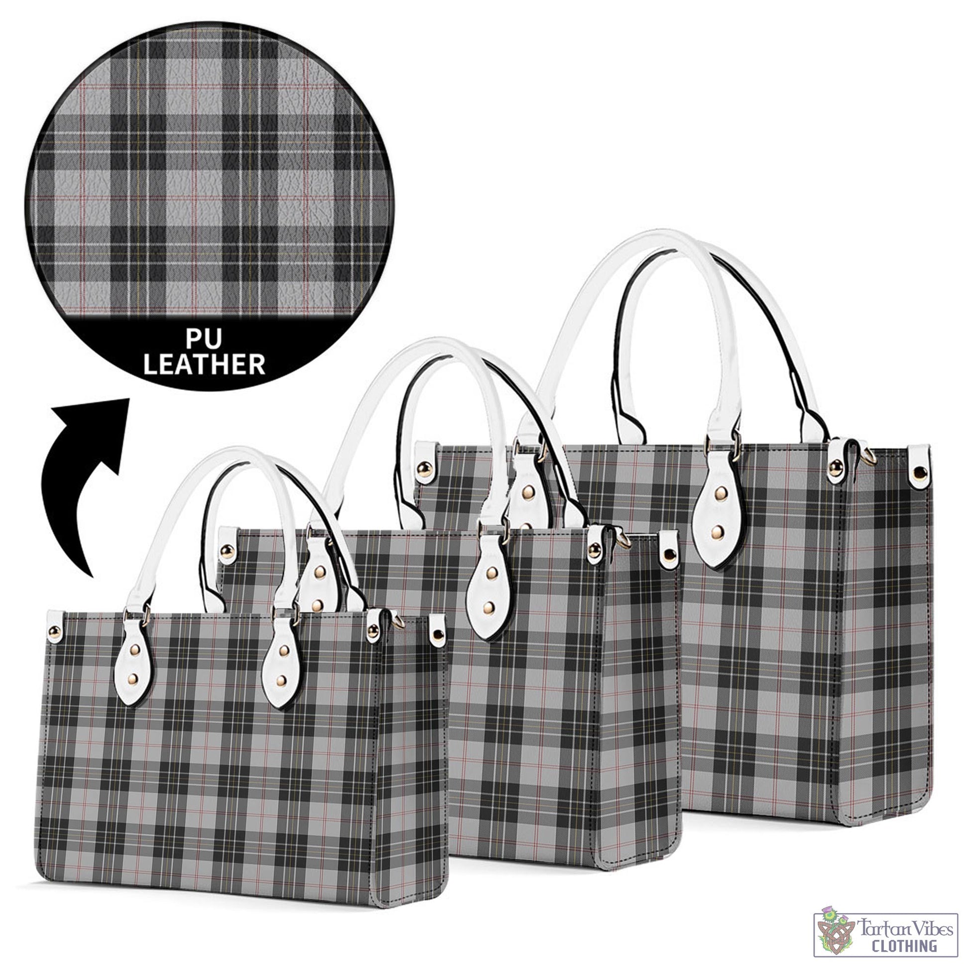 Tartan Vibes Clothing MacPherson Dress Tartan Luxury Leather Handbags