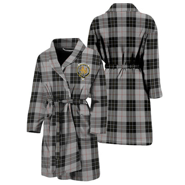 MacPherson Dress Tartan Bathrobe with Family Crest