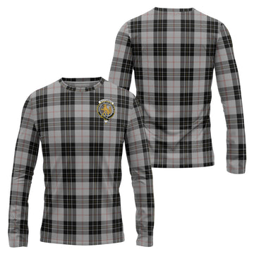 MacPherson Dress Tartan Long Sleeve T-Shirt with Family Crest