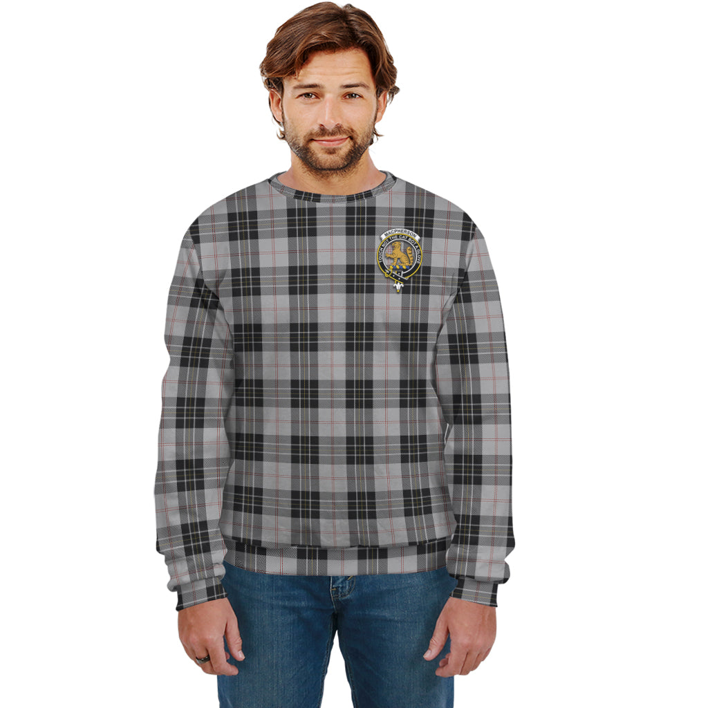 MacPherson Dress Tartan Sweatshirt with Family Crest Unisex - Tartan Vibes Clothing