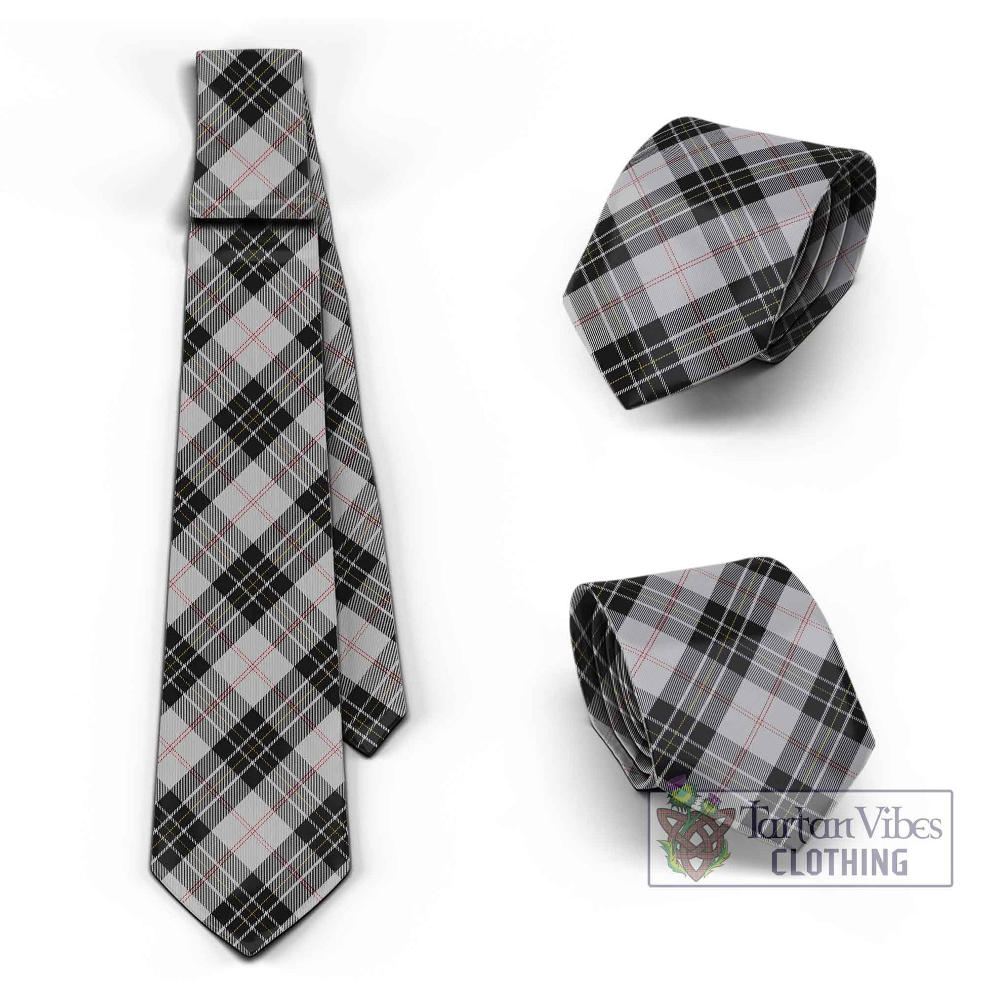 Tartan Vibes Clothing MacPherson Dress Tartan Classic Necktie Cross Style