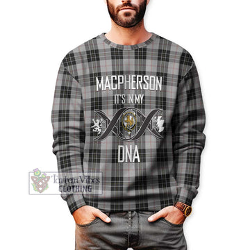 MacPherson Dress Tartan Sweatshirt with Family Crest DNA In Me Style