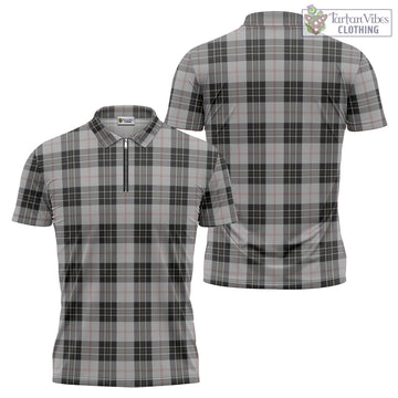 MacPherson Dress Tartan Zipper Polo Shirt