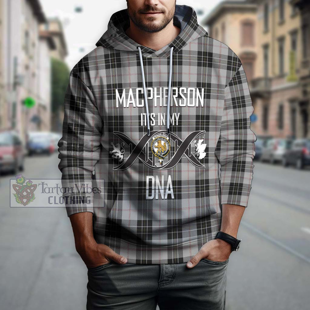 MacPherson Dress Tartan Hoodie with Family Crest DNA In Me Style Pullover Hoodie - Tartanvibesclothing Shop