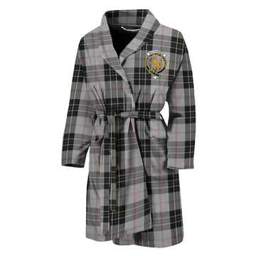 MacPherson Dress Tartan Bathrobe with Family Crest