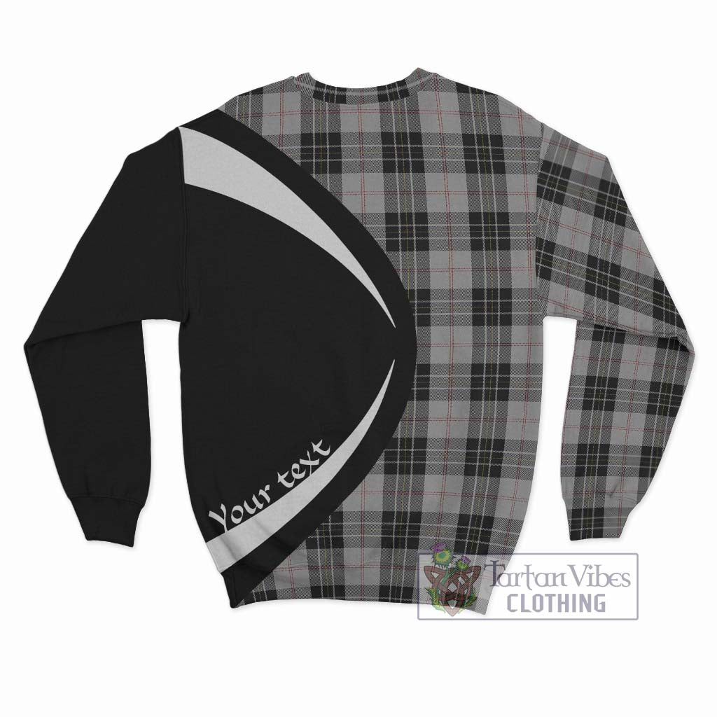 MacPherson Dress Tartan Sweatshirt with Family Crest Circle Style - Tartan Vibes Clothing