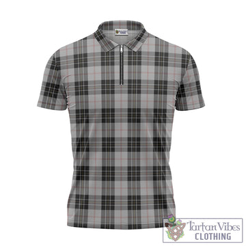 MacPherson Dress Tartan Zipper Polo Shirt