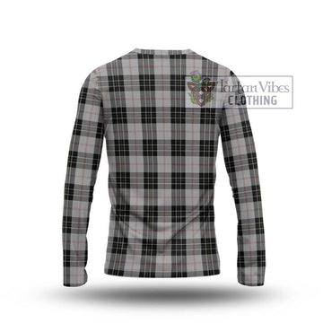 MacPherson Dress Tartan Long Sleeve T-Shirt with Family Crest DNA In Me Style