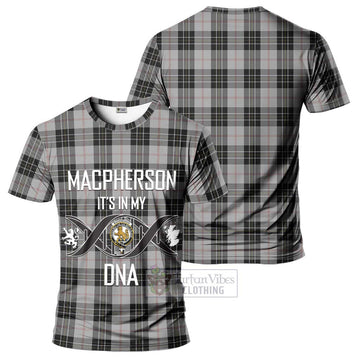 MacPherson Dress Tartan T-Shirt with Family Crest DNA In Me Style