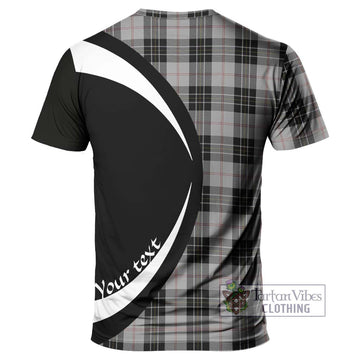 MacPherson Dress Tartan T-Shirt with Family Crest Circle Style