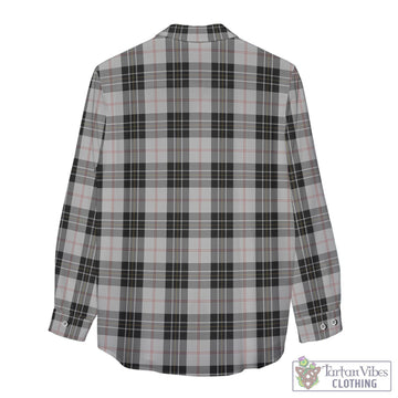 MacPherson Dress Tartan Women's Casual Shirt with Family Crest