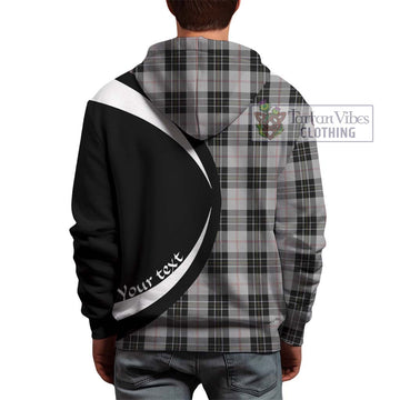 MacPherson Dress Tartan Hoodie with Family Crest Circle Style