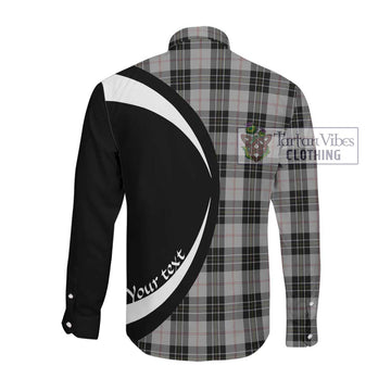 MacPherson Dress Tartan Long Sleeve Button Up with Family Crest Circle Style