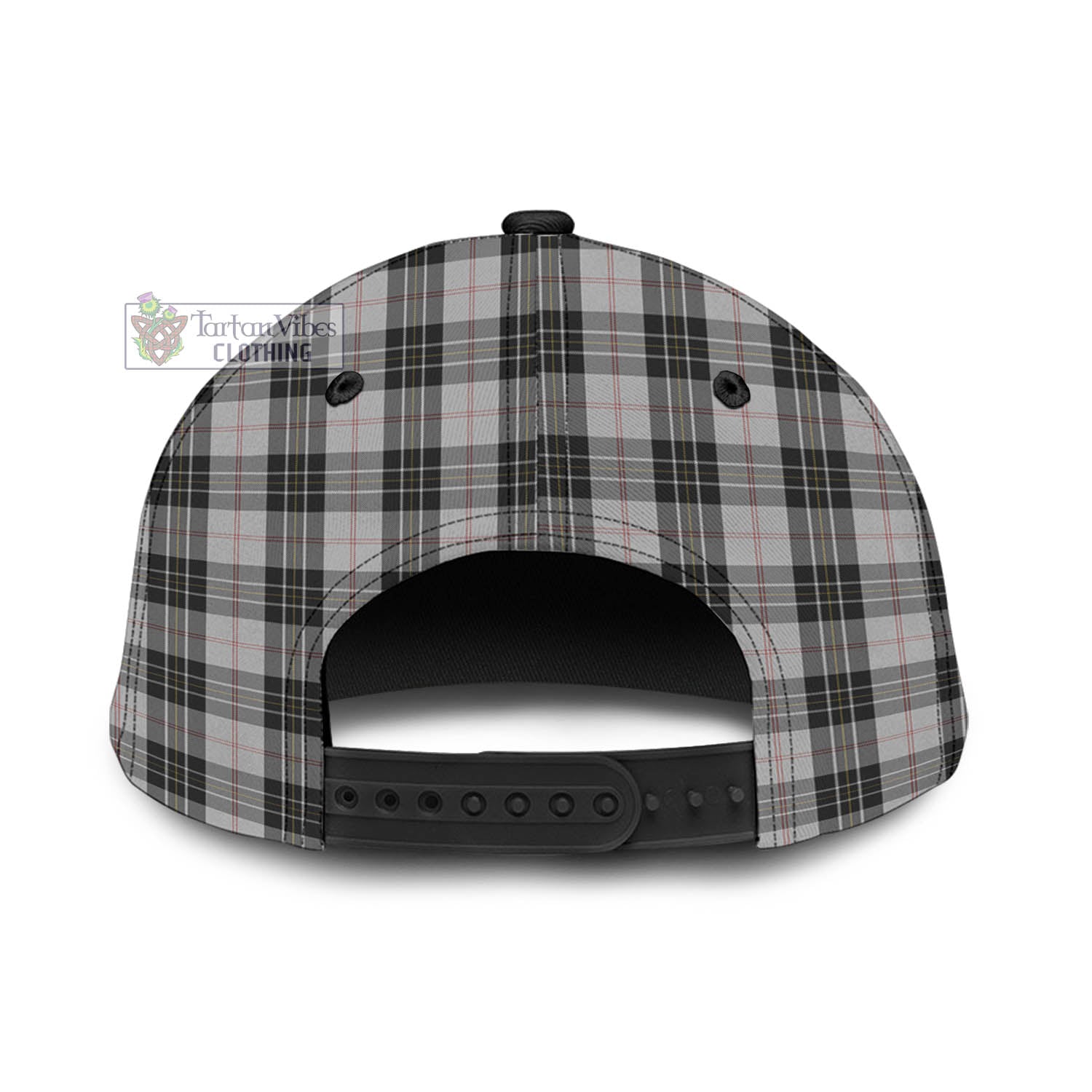 Tartan Vibes Clothing MacPherson Dress Tartan Classic Cap with Family Crest In Me Style