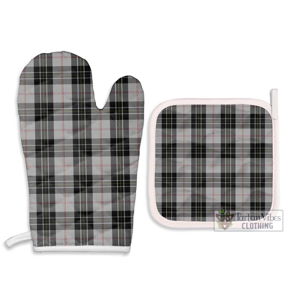 MacPherson Dress Tartan Combo Oven Mitt & Pot-Holder Combo 1 Oven Mitt & 2 Pot-Holder White - Tartan Vibes Clothing