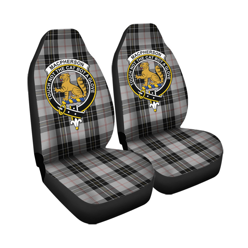 MacPherson Dress Tartan Car Seat Cover with Family Crest - Tartanvibesclothing