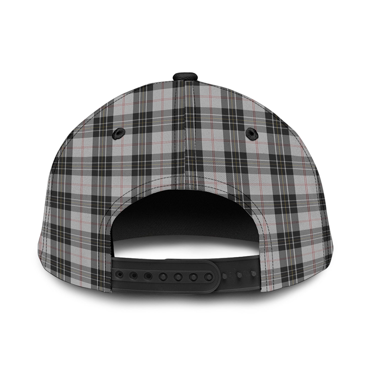 MacPherson Dress Tartan Classic Cap with Family Crest - Tartan Vibes Clothing