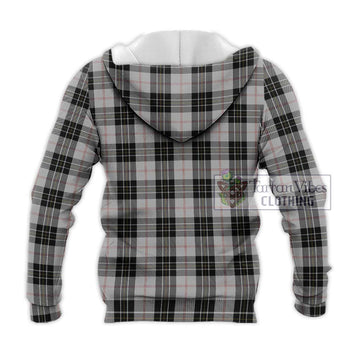 MacPherson Dress Tartan Knitted Hoodie with Family Crest DNA In Me Style