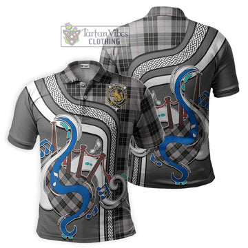 MacPherson Dress Tartan Polo Shirt with Epic Bagpipe Style