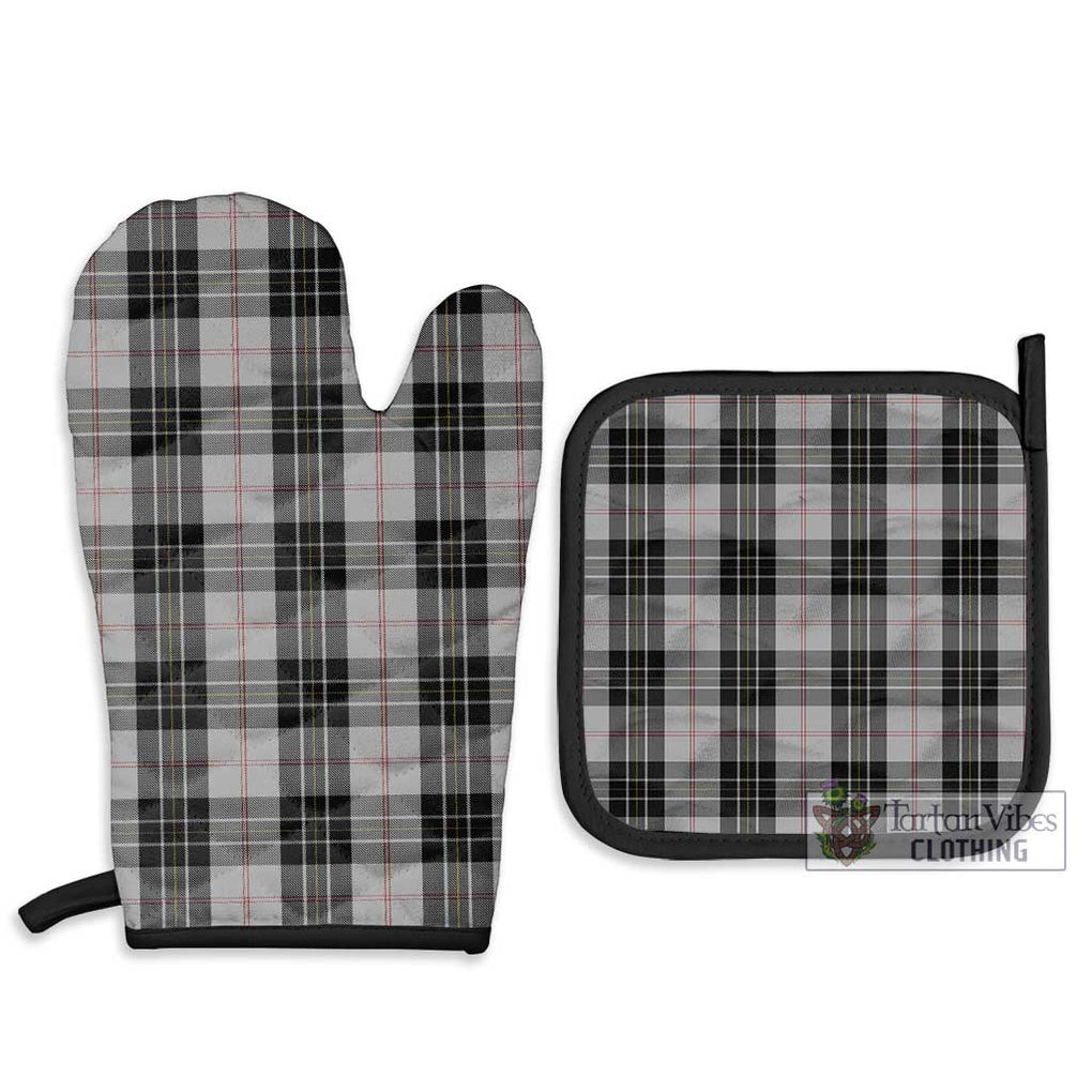 MacPherson Dress Tartan Combo Oven Mitt & Pot-Holder Combo 1 Oven Mitt & 2 Pot-Holder Black - Tartan Vibes Clothing