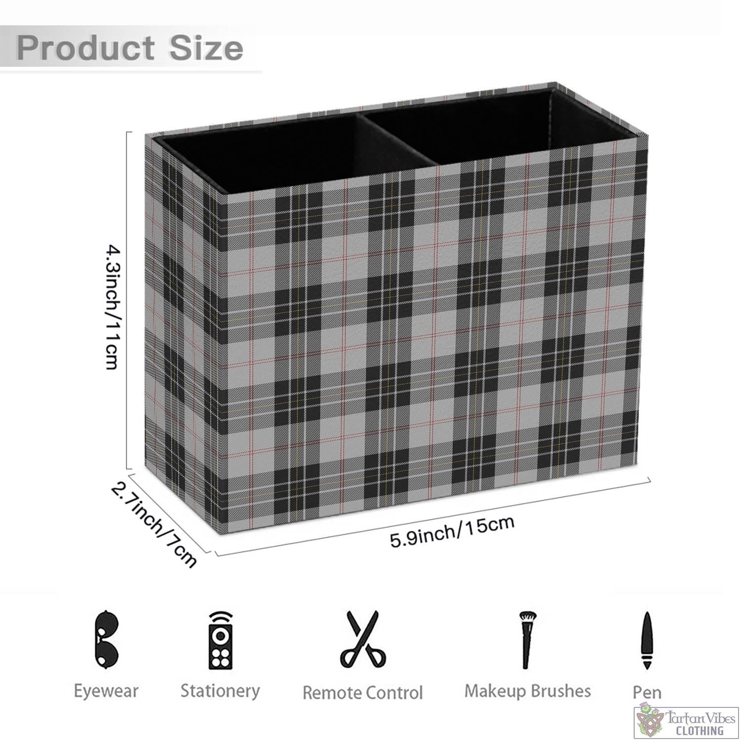 Tartan Vibes Clothing MacPherson Dress Tartan Pen Holder