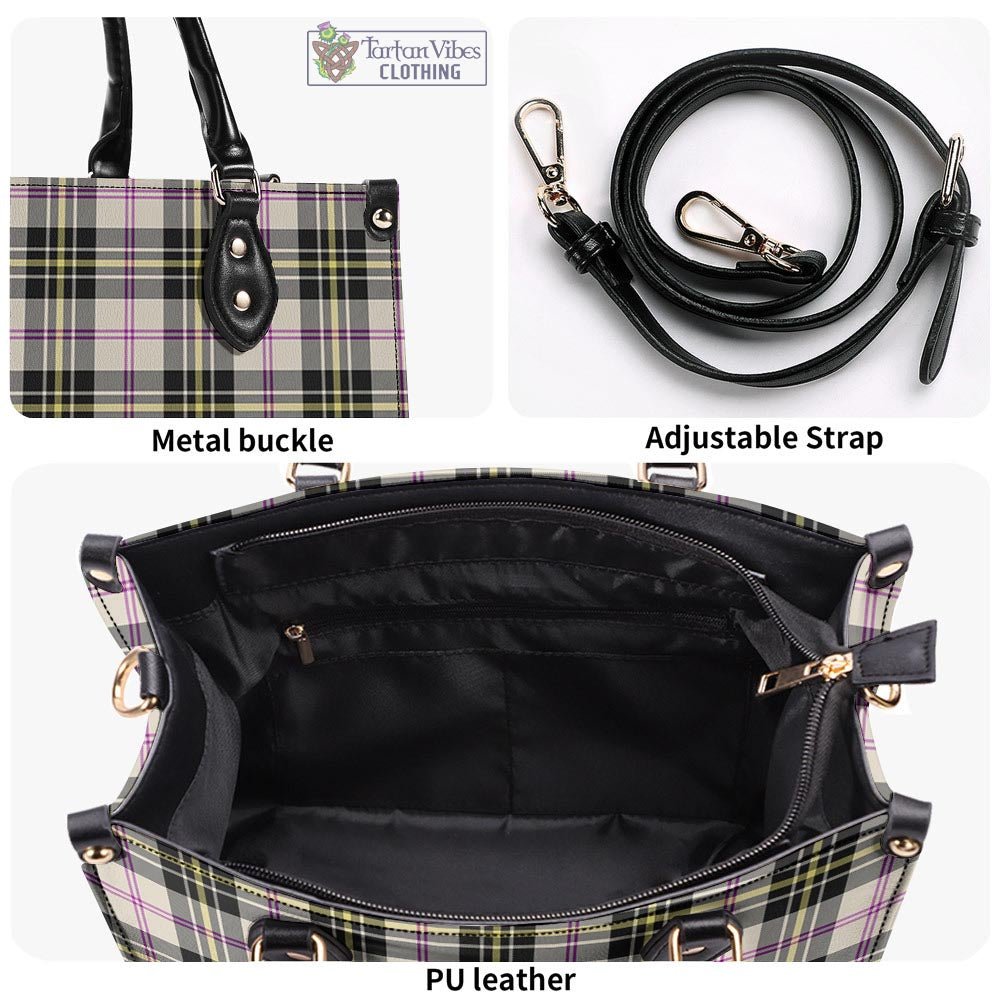 Tartan Vibes Clothing MacPherson Dress Ancient Tartan Luxury Leather Handbags