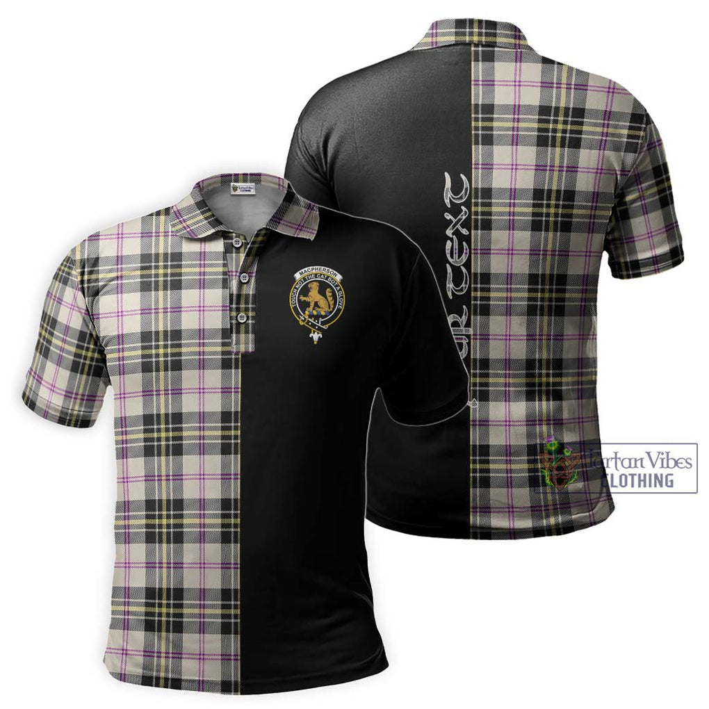 MacPherson Dress Ancient Tartan Polo Shirt with Family Crest and Half Of Me Style Kid - Tartanvibesclothing Shop