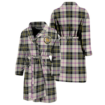 MacPherson Dress Ancient Tartan Bathrobe with Family Crest