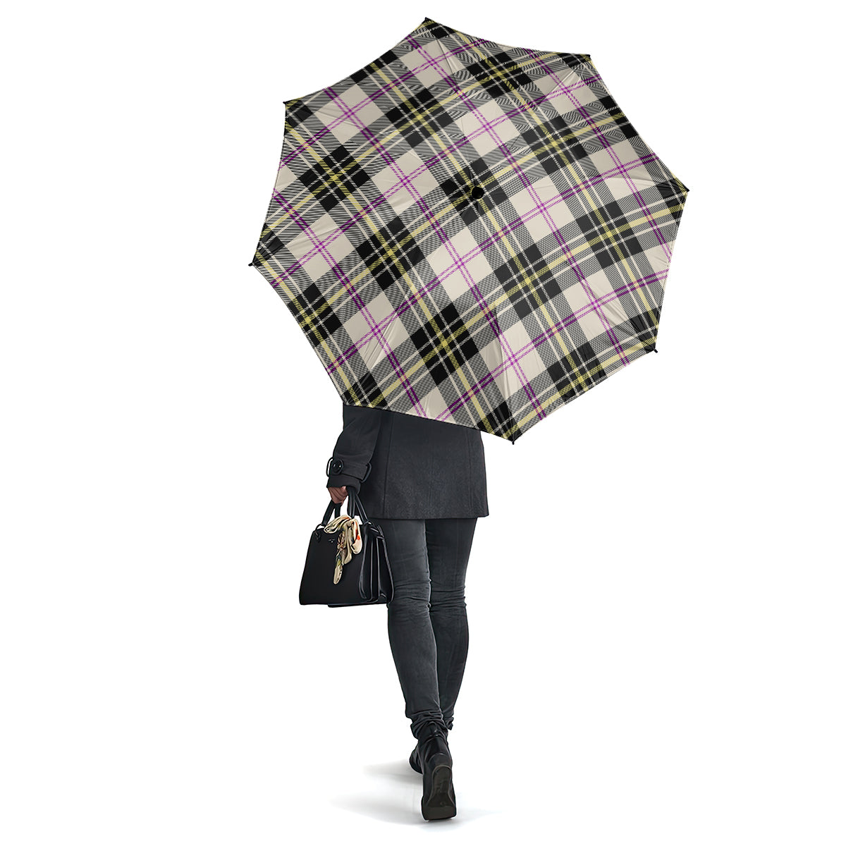 MacPherson Dress Ancient Tartan Umbrella One Size - Tartanvibesclothing