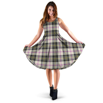 MacPherson Dress Ancient Tartan Sleeveless Midi Womens Dress