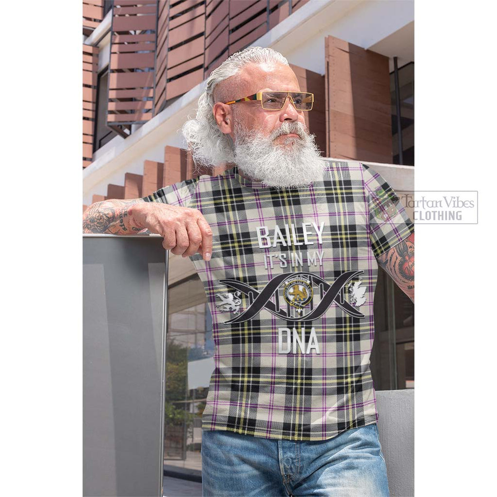 Tartan Vibes Clothing MacPherson Dress Ancient Tartan Cotton T-shirt with Family Crest DNA In Me Style