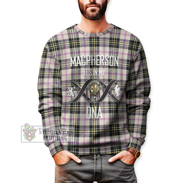 MacPherson Dress Ancient Tartan Sweatshirt with Family Crest DNA In Me Style