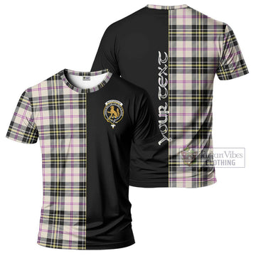 MacPherson Dress Ancient Tartan T-Shirt with Family Crest and Half Of Me Style