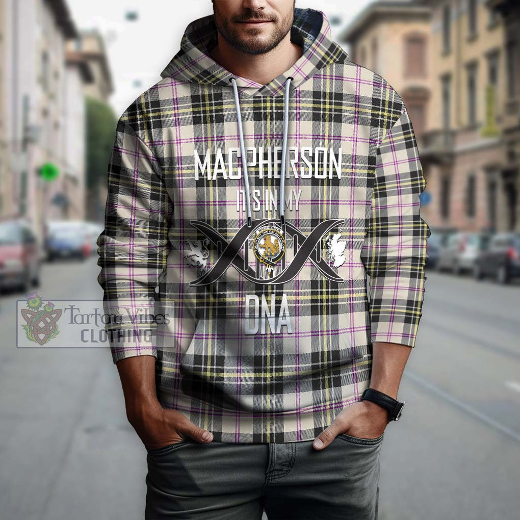 MacPherson Dress Ancient Tartan Hoodie with Family Crest DNA In Me Style Pullover Hoodie - Tartanvibesclothing Shop