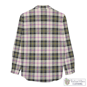 MacPherson Dress Ancient Tartan Women's Casual Shirt with Family Crest