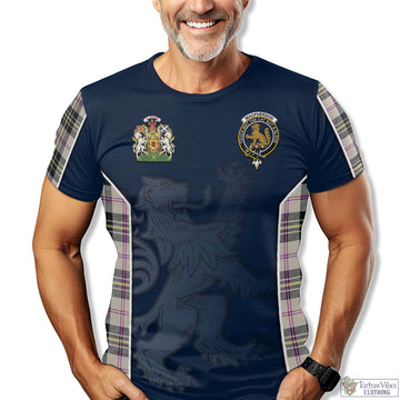 MacPherson Dress Ancient Tartan T-Shirt with Family Crest and Lion Rampant Vibes Sport Style