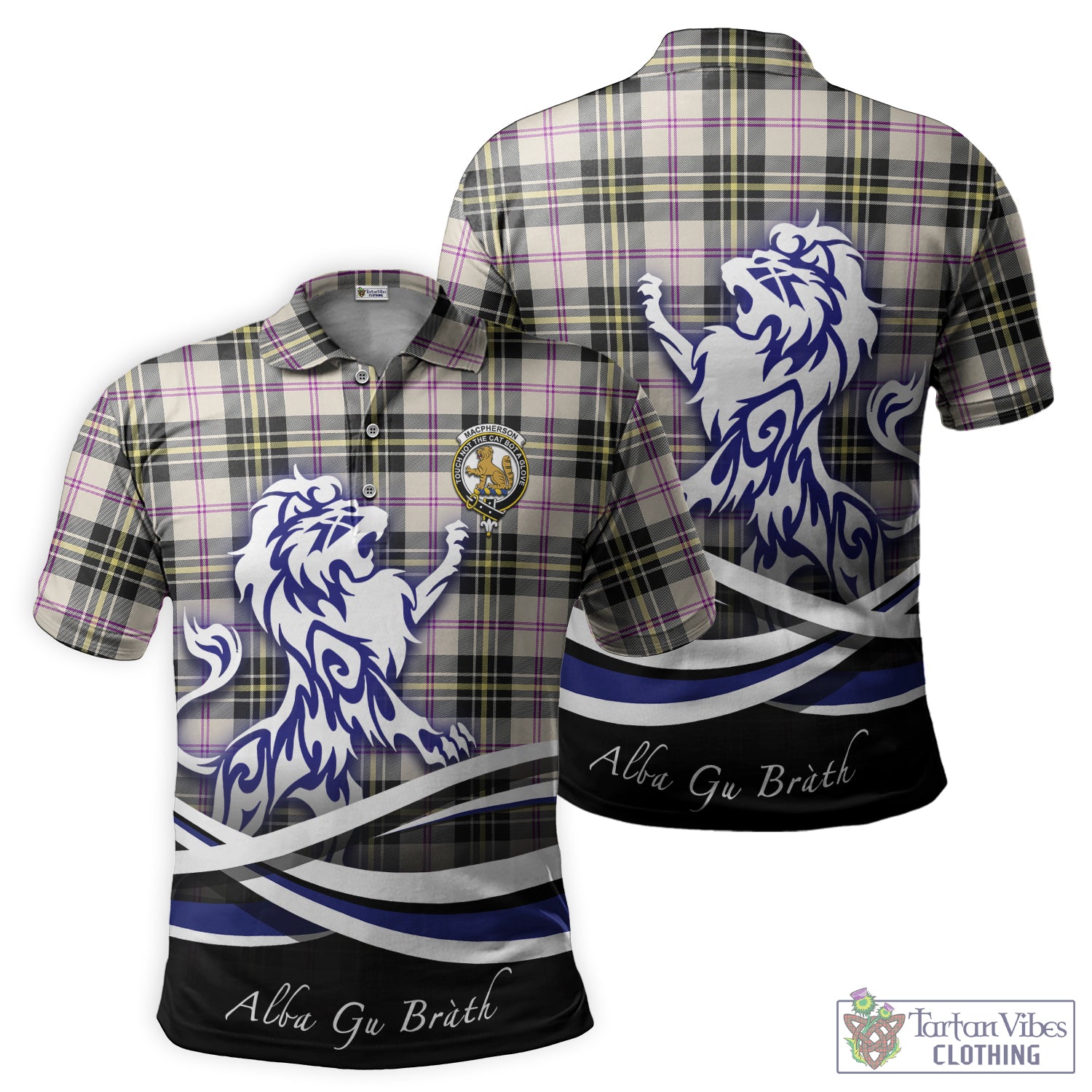 macpherson-dress-ancient-tartan-polo-shirt-with-alba-gu-brath-regal-lion-emblem