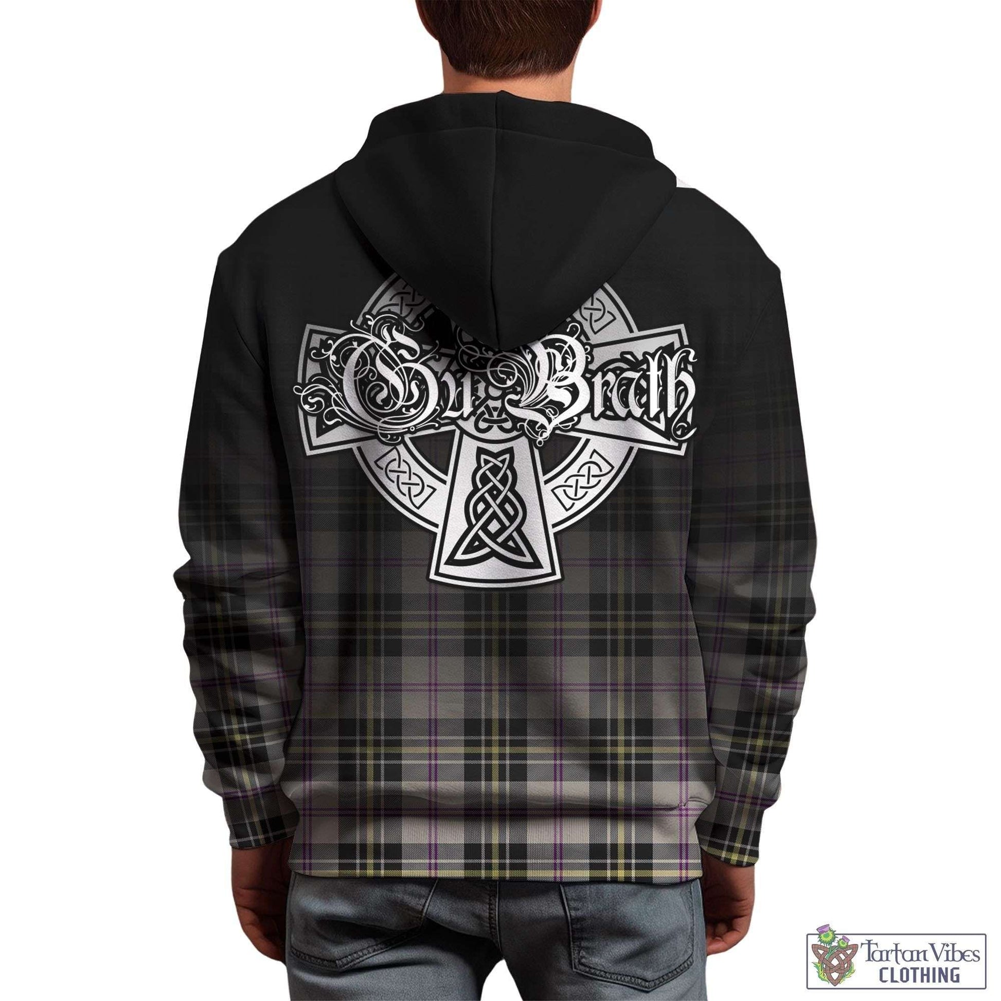 Tartan Vibes Clothing MacPherson Dress Ancient Tartan Hoodie Featuring Alba Gu Brath Family Crest Celtic Inspired